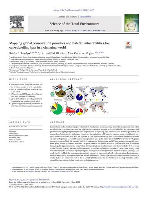 Mapping global conservation priorities and habitat vulnerabilities for ... - muktibox.com