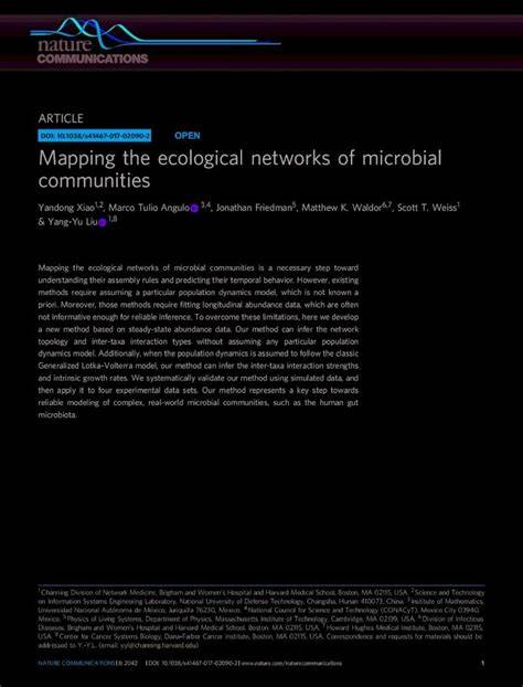 Mapping the ecological networks of microbial communities - raincitystudios.com