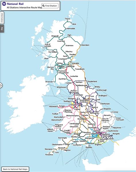 Maps of the National Rail Network - wintechmobiles.com