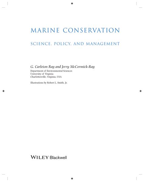 Marine Conservation : Science, Policy, and Management - raincitystudios.com