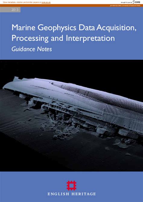 Marine Geophysics Data Acquisition, Processing and Interpretation - raincitystudios.com