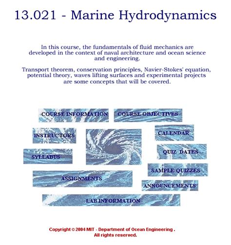 Marine Hydrodynamics (13.021) - MIT OpenCourseWare - wintechmobiles.com