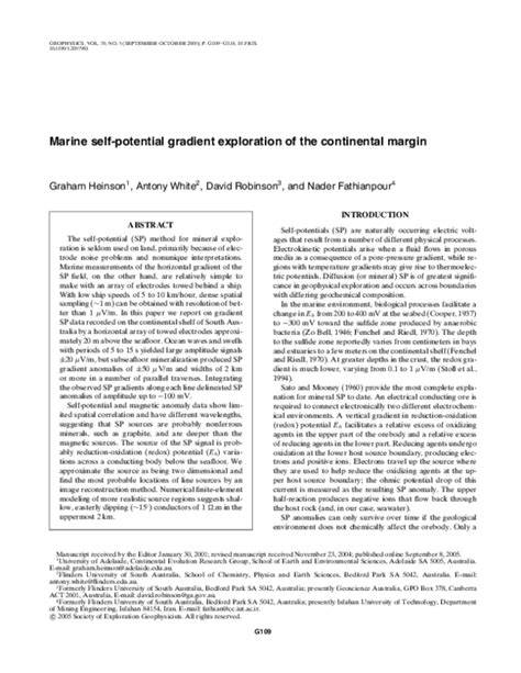 Marine self-potential gradient exploration of the continental ... - raincitystudios.com