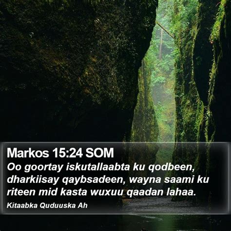 MARKOS 15:24.