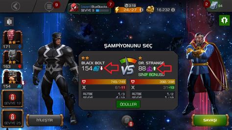 MARVEL Şampiyonlar Turnuvası: Sınıf ve Şampiyon .