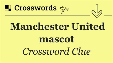 MASCOT crossword clue - All synonyms & answers - The …