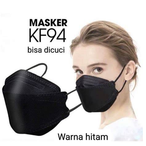 Masker KF 94 C care Hitam Isi 10Pcs Perpack - raincitystudios.com