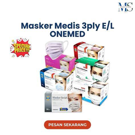 masker onemed medis Masker Medis Onemed 3ply - Shop - raincitystudios.com