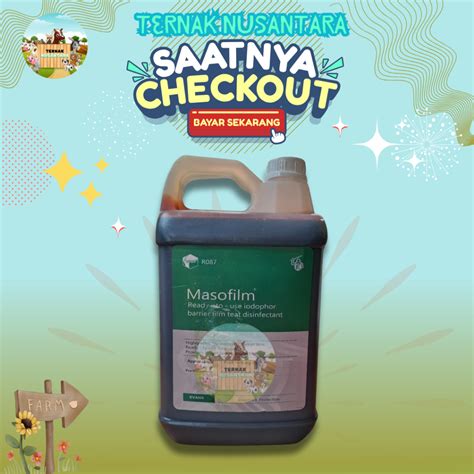 MASOFILM 1 LITER KEMASAN REPACK - Obat Celup Dipping Ambing Puting Sapi ... - muktibox.com