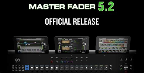 MASTER FADER 5.2 ADDS SUPPORT AND NEW FEATURES FOR …