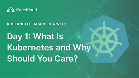 Mastering Kubernetes Basics: Week 1 - coolestguyplanet.net