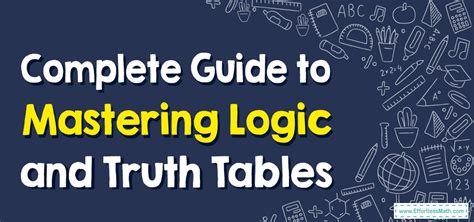 Mastering Logic with Truth Tables - wintechmobiles.com