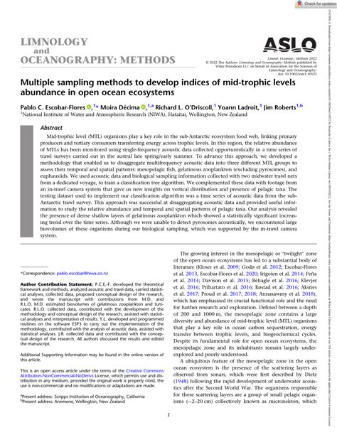 Mastering Sampling Methods in Oceanography - raincitystudios.com