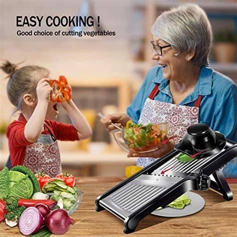 Masthome Mandoline Vegetable Slicer, Adjustable Mandoline Vegetable ... - raincitystudios.com