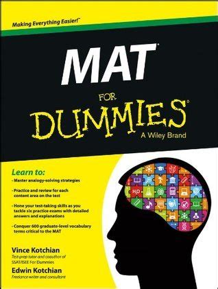 Download Mat For Dummies For Dummies Careereducation By Vince Kotchian