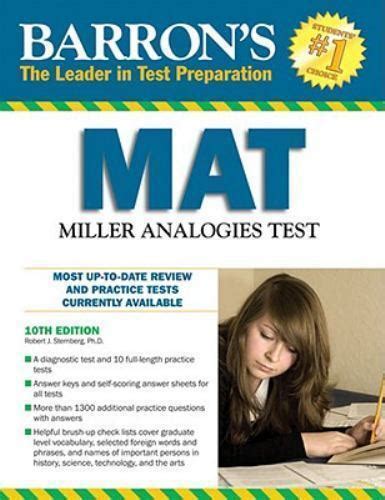 Download Mat Miller Analogies Test By Karin Sternberg