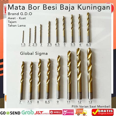 Mata Bor Besi Baja BOSCH 11 MM - HSS Pro Metal Drill HSS-G - raincitystudios.com