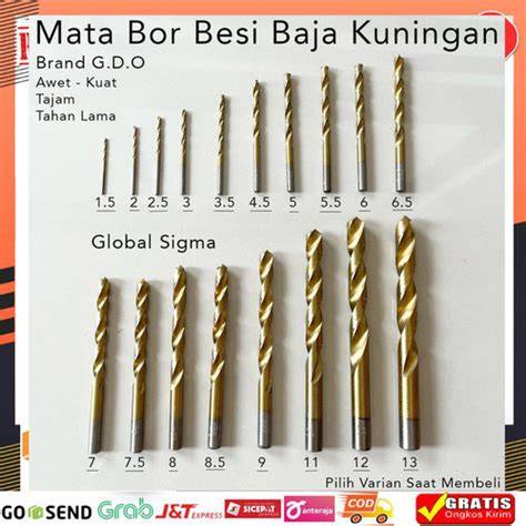 Mata Bor Besi Baja BOSCH 6.5 MM - HSS Pro Metal Drill HSS-G - raincitystudios.com