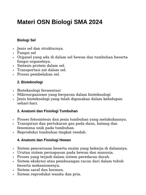 Materi Osn Biologi Sma - wintechmobiles.com
