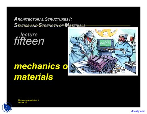 Materials Mechanics: Lecture 15 - Architectural … - wintechmobiles.com