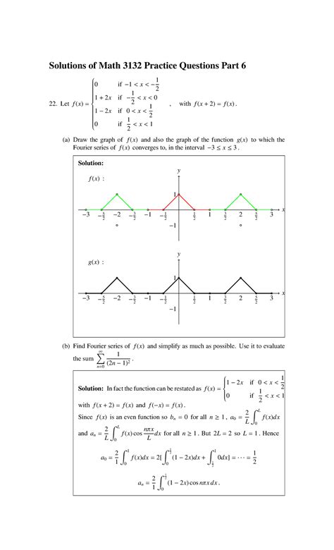 MATH 3132 Tutorial 5 Solutions - Vector Calculus Insights - wintechmobiles.com