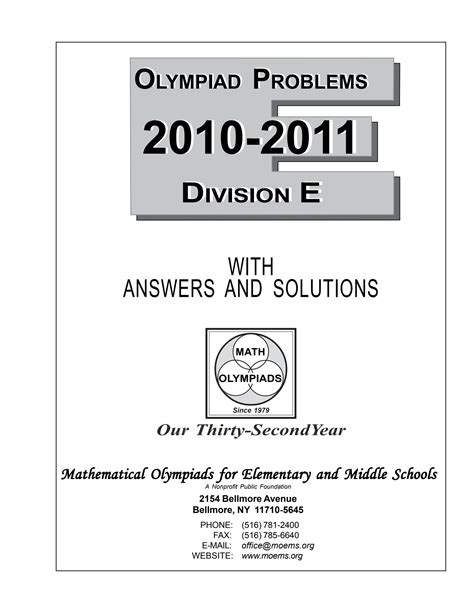 Math Olympiads for Elementary and Middle Schools - wintechmobiles.com