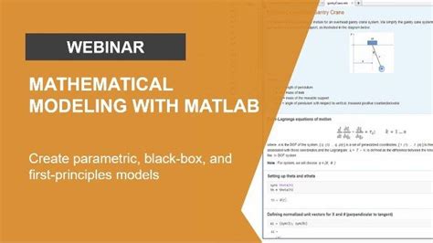 Mathematical Modeling in the MATLAB Live Editor - wintechmobiles.com