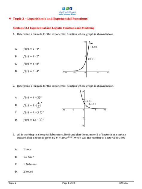 Mathematical Modeling with Exponential and Logarithmic Functions - wintechmobiles.com
