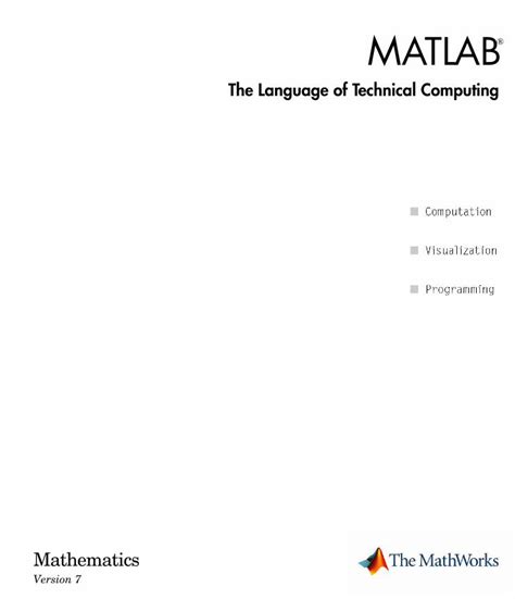 MATLAB Mathematics - TU Graz