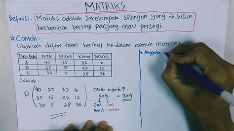 MATRIKS DATA.