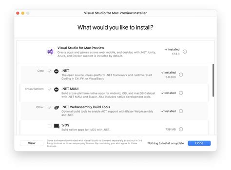 MAUI Templates missing from Visual Studio 2022 Preview 17.3 on macOS