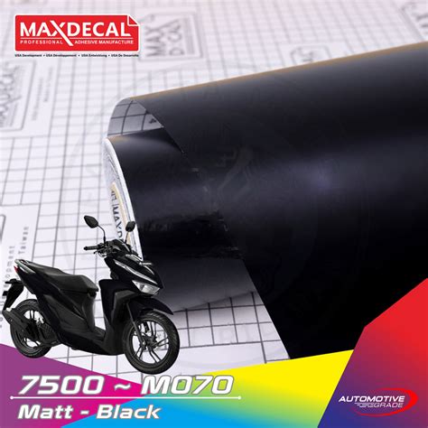 MAXDECAL 7500-M070 Matt Black - Tokopedia