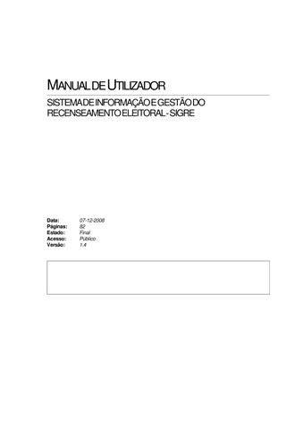 MAnual SIGRE by Zmaglh - Issuu