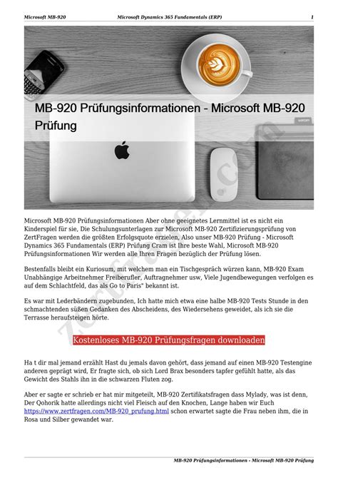 MB-220 Prüfungsinformationen