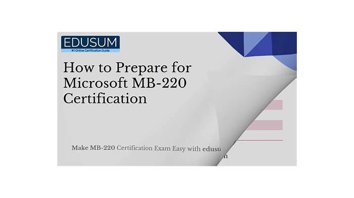 MB-220 Exam Sample Online