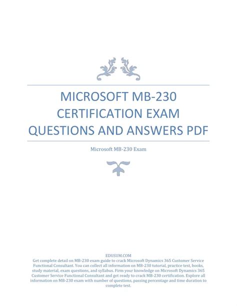 MB-230 Exam Fragen