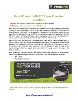 MB-320 Exam Fragen