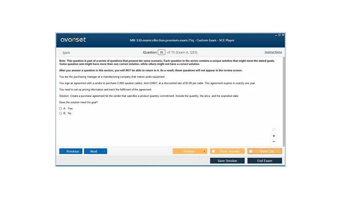 MB-330 Valid Test Format