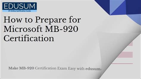 MB-920 Zertifizierungsantworten