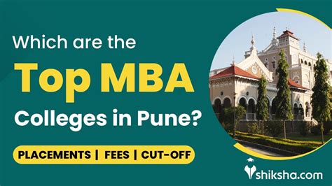 MBA Colleges in Pune Fees, Placement, Programs & Courses