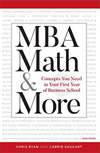 Read Mba Math  More Concepts You Need In First Year Business School By Chris  Ryan