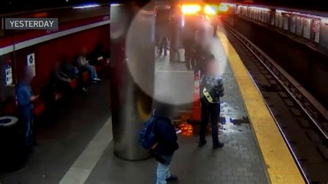 MBTA releases video of equipment falling on woman at Harvard station, identifies object’s origins