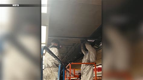 MBTA removes 187 ceiling panels at Harvard station, says no asbestos found