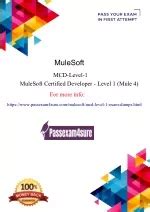 MCD-Level-1 PDF Demo