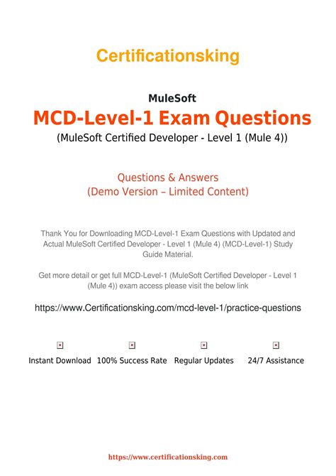 MCD-Level-1 Prüfungsaufgaben