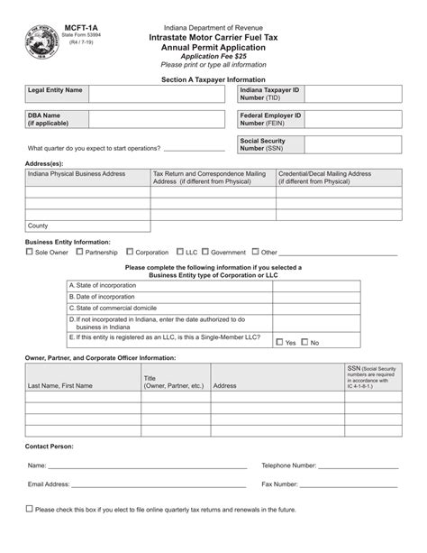 MCFT-1A State Form 53994