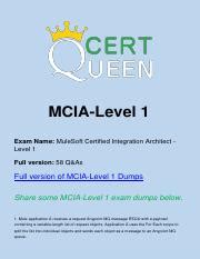 MCIA-Level-1 Testfagen