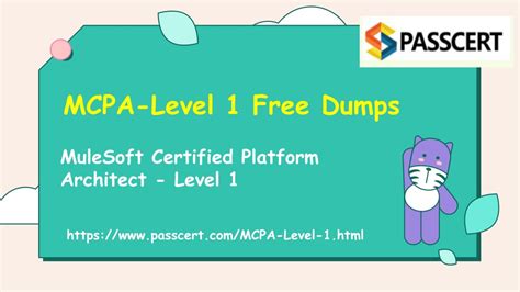 MCPA-Level-1 Dumps