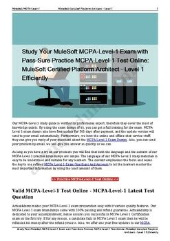 MCPA-Level-1 Lernhilfe