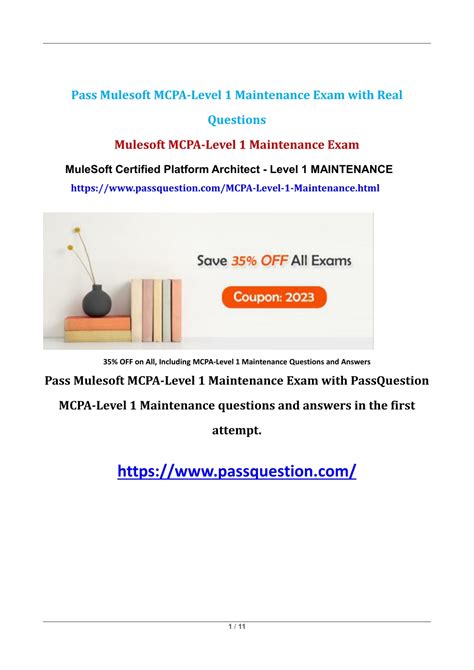 MCPA-Level-1-Maintenance Prüfungs